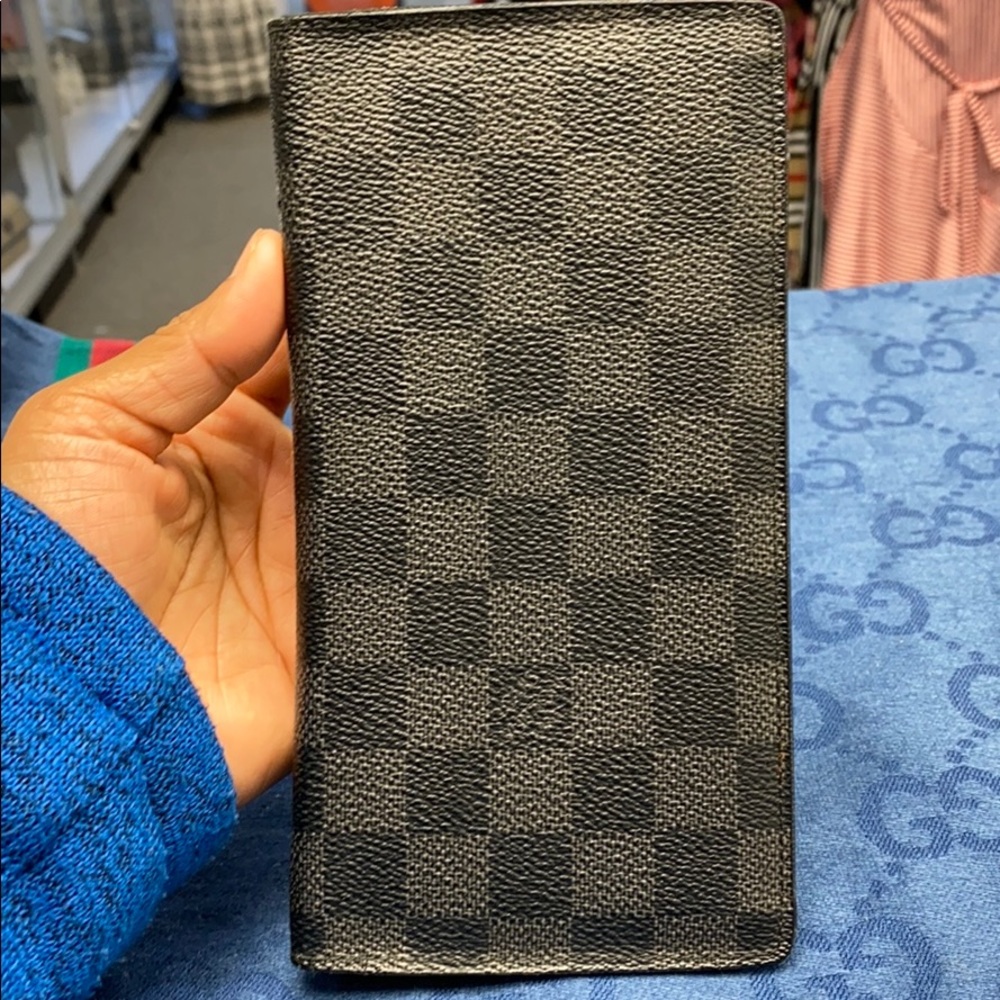 Louis Vuitton Graphite Brazza Wallet - image 1